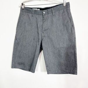 Volcom Shorts Mens Friction Modern Chino Short Gray Size 31